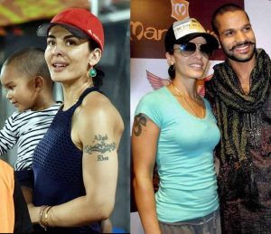 All Shikhar Dhawan Tattoo and their meanings