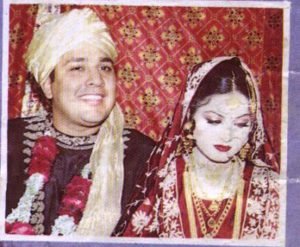 Inzamam ul haq with his wife