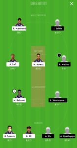 SIG vs STO Dream11 Team for grand league