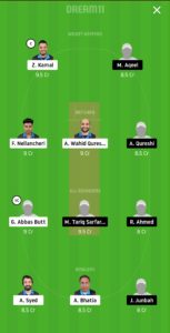 HCC vs FPC Dream11 Team for grand league