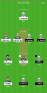 HCC vs FPC Dream11 Team for small league