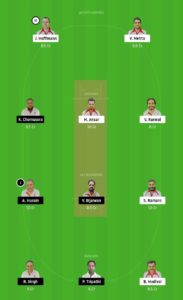 BRP vs BRD Dream11 Team for small league