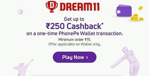 Dream11 phonepe offers