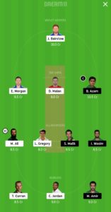 ENG vs PAK Dream11 Team for grand league