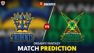 GUY vs BAR Dream 11 Team Prediction Caribbean Premier League (100% Winning)
