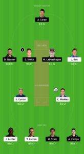 ENG vs AUS  DREAM11 Fantasy Team For grand league