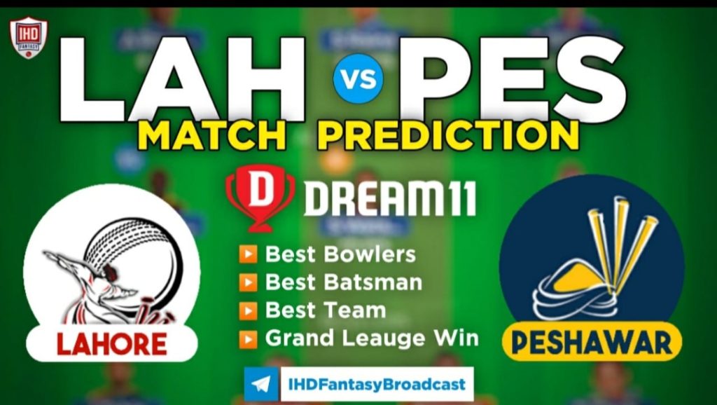 LAH vs PES Dream11 Team Prediction Eliminator 2 PSL 2023 (100% Winning Team)