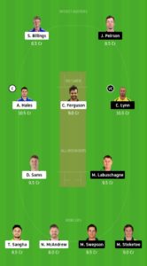 THU vs HEA Dream11 Team for Grand league