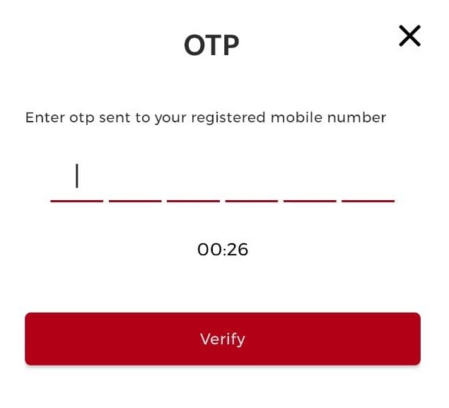 fantafeat OTP verification