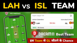 LAH vs ISL Dream11 Team Prediction 15th Match PSL 2021 (100% Winning Team)