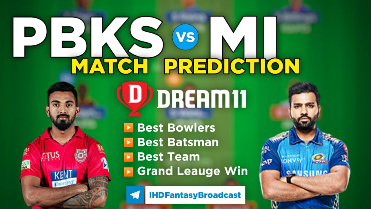 Mi Vs Pbks Dream Team Prediction Score Stats Mumbai Vs Punjab Rd Tata Ipl Match