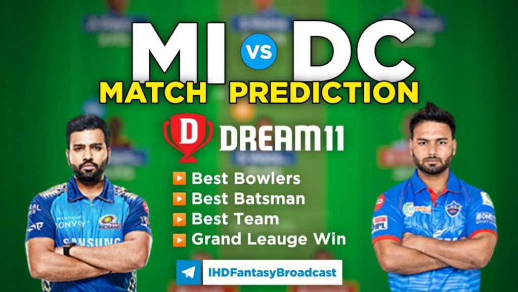 DC vs MI Dream11 Team Prediction