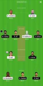 ZIM vs PAK Dream11 Team for Grand League