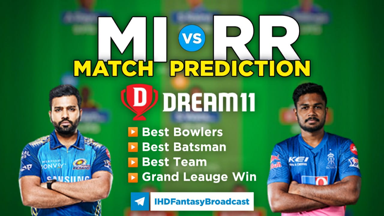 MI vs RR Dream11 Team Prediction 