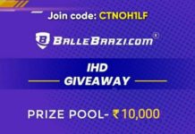 ballebaazi ihd giveaway 10000