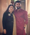 Manan Vohra with his Mother