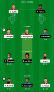 ENG vs SL Dream11 Team For Grand League