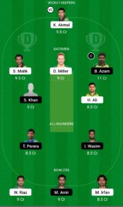 KAR vs PES Dream11 Team For Small League