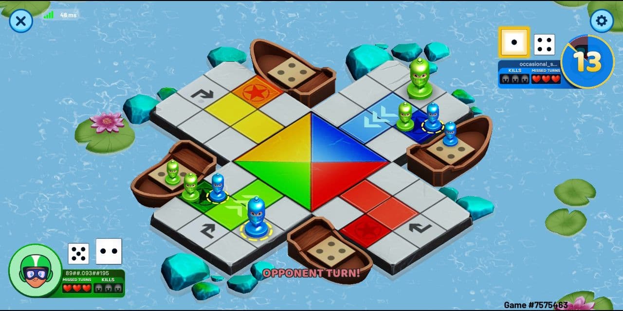 Gamezy play Ludo
