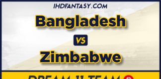 BAN vs ZIM Dream11 Team Prediction 28th Match T20 WC 2022 (100% Winning Team)