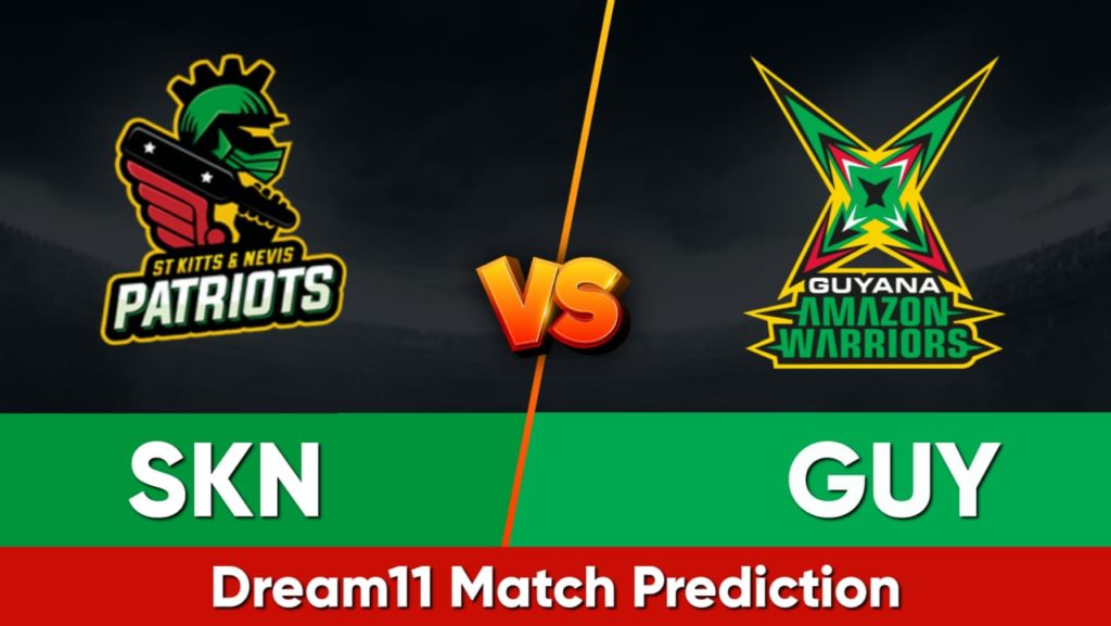 GUY vs SKN Dream11 Team Prediction 10th Match CPL 2022 (100% Winning Team)