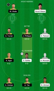 BAN vs AUS Dream11 Team for Grand League