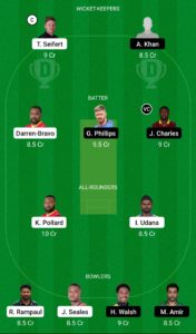 TKR vs BR Dream11 Team For Grand League