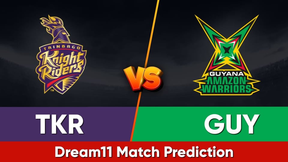 GUY vs TKR Dream11 Team Prediction 28th Match CPL 2022 (100% Winning Team)