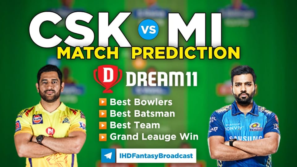 CSK vs MI Dream11 Team Prediction, Score, Stats | Chennai vs Mumbai 49th Match TATA IPL 2023