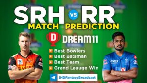 SRH vs RR Dream11 team prediction