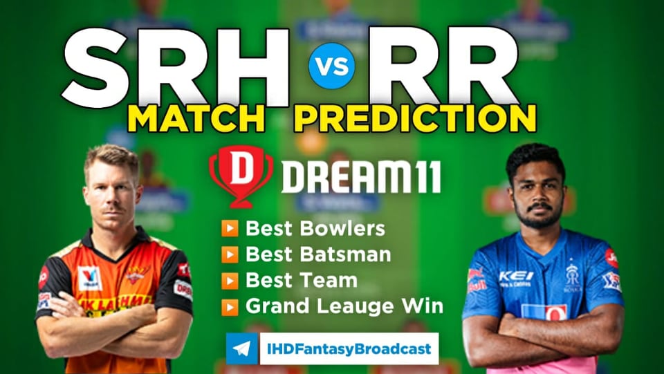 RR vs SRH Dream11 Team Prediction, Score, Stats | Rajasthan vs Hyderabad 52nd TATA IPL 2023 Match