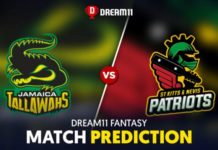 SKN vs JAM Dream11 Team Prediction