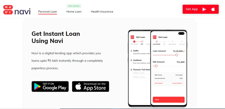 navi instant loan app