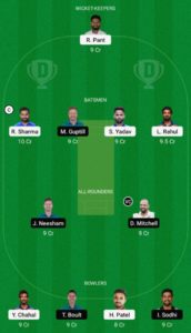 IND vs NZ Dream11 Team Small League