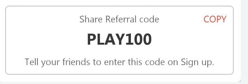 Sportasy Referral Code