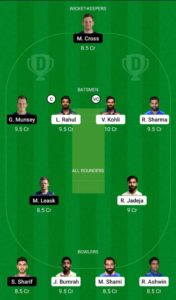 SCO vs IND Dream11 Team For Small League