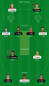 THU vs SIX Dream11 Team Small League