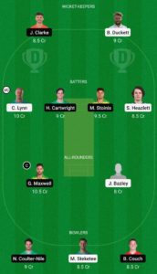 HEA vs STA Dream11 Team Small League