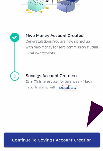 NiyoX account creation