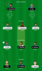 DG vs GG Dream11 Team Grand League