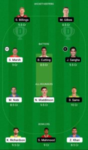 REN vs THU Dream11 Team For Small League