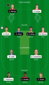 REN vs THU Dream11 Team For Grand League