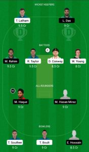 NZ Vs BAN Dream11 Team for small league