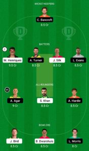 SIX vs SCO Dream11 Team For Grand League