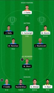 STA vs STR Dream11 Team For Small League