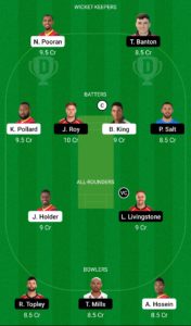 WI vs ENG Dream11 Team For Grand League