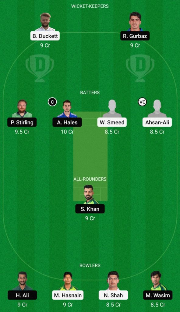 ISL vs QUE Dream11 Team Small League