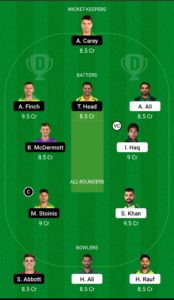 PAK vs AUS Dream11 Team For Grand League