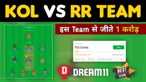 RR vs KOL Dream11 Team Prediction