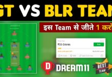RCB vs GT Dream11 Team Prediction, Score, Stats | Bangalore vs Gujarat 70th Match TATA IPL 2023